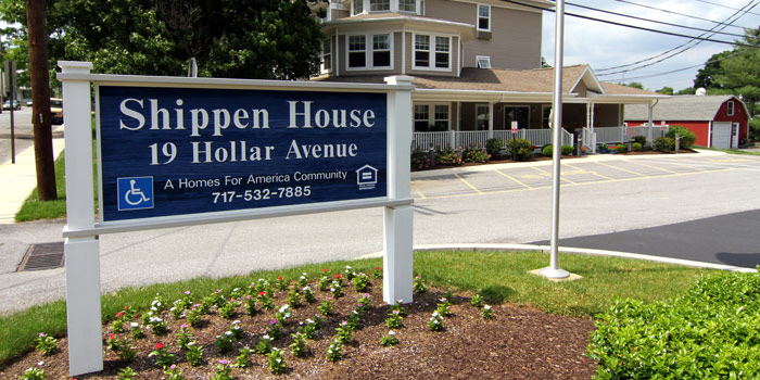 Shippen House Exterior Sign